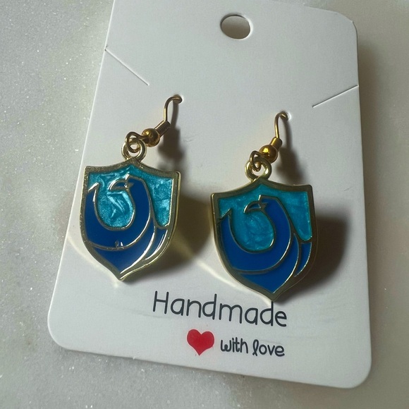 NEW Handmade Harry Potter Ravenclaw House Earrings - Picture 4 of 4